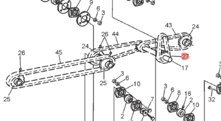 Цепь холостого хода ARGO A603-22, RC40-2x46P