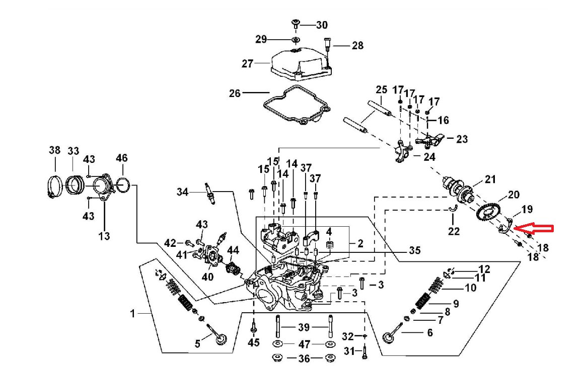Крепящая пластина РМ 500 (двигатель, 924031)