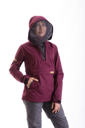 Костюм п/энцефалитный PROTECTOR LADY (Magnum Gear) с пропиткой, вишня/серый, женский 