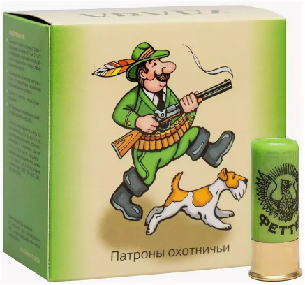 Патрон дроб. 12/70 б/к Феттер Удача 30гр. 25 шт.
