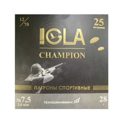 Патрон дроб. 12/70 IGLA Champion 28гр.