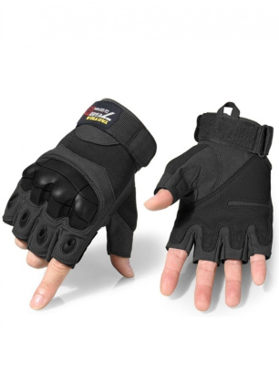 Перчатки тактические TArmy Tactical Gloves, 7.62  7.62, беспалые, черный (ВС)