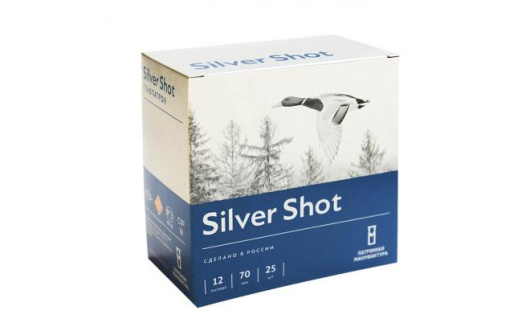 Патрон дроб. 12/70 Silver shot 34гр скорост. в пачке 25 шт.