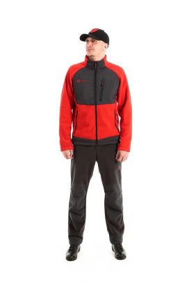Костюм POLAR (Magnum Gear), поларфлис, красный/графит 
