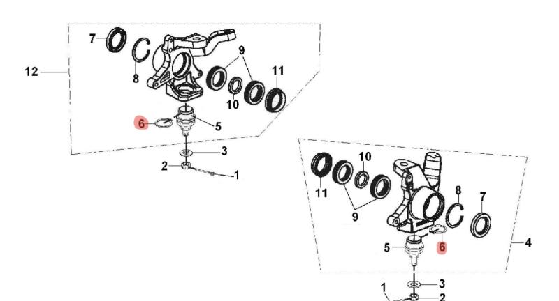 Кольцо стопорное РМ-500 (223F00-LDB5-00)