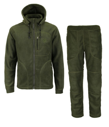Костюм DWARF К-408 с капюшоном, флис, хаки/серый