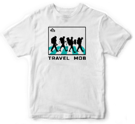 Футболка PAYER Travel Mob (NovaTex), хлопок, белый