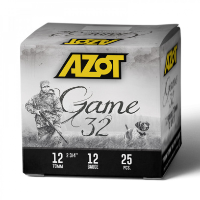 Патрон дроб. 12/70 б/к Азот Game 32гр.