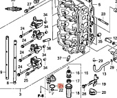 Кольцо уплотнительное Honda (16918-ZZ5-003)