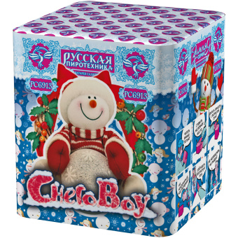 Батарея салютов "СнегоBoy" (0,8"х16) РС6913 Батарея салютов "СнегоBoy" (0,8"х16) РС6913