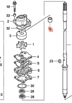 Кольцо уплотнительное Honda (19253-ZV5-000)