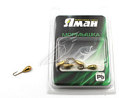 Мормышка ЯМАН капля с отв.,цв.GOLD PLATED, с фосф. пяткой, d 3, вес 0,2 г Я-МР0141 Мормышка ЯМАН капля с отв.,цв.GOLD PLATED, с фосф. пяткой, d 3, вес 0,2 г Я-МР0141