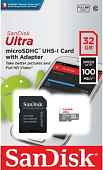 Карта памяти Micro SDHC 32 Gb SanDisk Ultra 100Mb/s