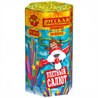 Батарея салютов "Улетный салют" (1,2"х7) РС8010пр Батарея салютов "Улетный салют" (1,2"х7) РС8010пр