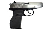 Пистолет ОООП П-М17Т кл. 9мм РА. Рук. дозор нерж. сталь Пистолет ОООП П-М17Т кл. 9мм РА. Рук. дозор нерж. сталь