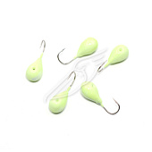 Мормышка вольфрам. ЯМАН Капля с отв, р.5,5, вес 2,20 цв.фосф. Я-МР2370 Мормышка вольфрам. ЯМАН Капля с отв, р.5,5, вес 2,20 цв.фосф. Я-МР2370