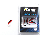 Мормышка вольфрам. ЯМАН Супер банан с ушк, р.3,вес 0,90 цв.черн/кр. Мормышка вольфрам. ЯМАН Супер банан с ушк, р.3,вес 0,90 цв.черн/кр.