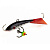 Балансир Lucky John FIN 4 + тр. 60мм, 11г. (71413-12HRT) Балансир Lucky John FIN 4 + тр. 60мм, 11г. (71413-12HRT)