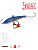 Балансир Lucky John FIN 3 + тр. 40мм, 4г. (71313-45H) Балансир Lucky John FIN 3 + тр. 40мм, 4г. (71313-45H)