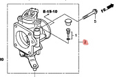 ������ � �����, ����������� �������� 16400-ZZ5-014