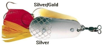  . DAM Effzett Weedless Spoon 16 - Silver/Gold 5022116