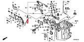 Накладка шарнир Honda (17838-ZW9-000) Накладка шарнир Honda (17838-ZW9-000)