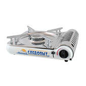 Плита газовая "СЛЕДОПЫТ - DeluxE", (с подогревом) нерж. стал (PF-GST-N03) Плита газовая "СЛЕДОПЫТ - DeluxE", (с подогревом) нерж. стал (PF-GST-N03)