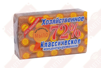 Мыло хозяйственное 72% 150гр Классическое (Без размеров)