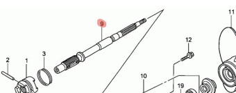 ��� ������� (41161-ZW9-010) BF15, 20