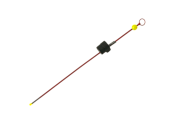 Сторожок мет. Три Кита М-3Ф@ КРАСНЫЙ  (унив.,часовая пружиа полимер. покрытие с бусинкой) (0,8-3,0г) Сторожок мет. Три Кита М-3Ф@ КРАСНЫЙ  (унив.,часовая пружиа полимер. покрытие с бусинкой) (0,8-3,0г)
