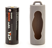 Аккум. ЯРКИЙ ЛУЧ YLP SA2650 26650 Li-Ion 3.7В 5000mAh c защитой + силикон. кейс в подарок