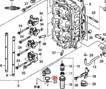 ������ �������������� Honda (16918-ZZ5-003)