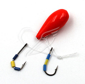 Мормышка Балда ЯМАН Булава-1 с плав.крючками, 3,5г цв.ф-к Я-МР712ФК Мормышка Балда ЯМАН Булава-1 с плав.крючками, 3,5г цв.ф-к Я-МР712ФК