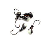 Мормышка ЯМАН муравей с отв.,цв.BN, с фосф. пяткой, d 5, вес 0,8 г Мормышка ЯМАН муравей с отв.,цв.BN, с фосф. пяткой, d 5, вес 0,8 г