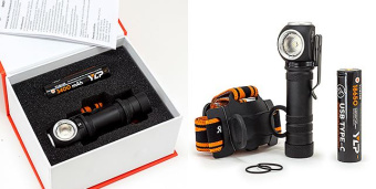 Фонарь налобный ЯРКИЙ ЛУЧ LH-700 ENOT PRO ACCU Osram P9 700лм, акк 3400mAh с встр. ЗУ