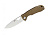 Нож складной Honey Badger Flipper L, песочный, (D2)