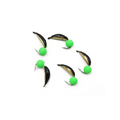 Мормышка вольфрам. безнасадочная ЯМАН Капелька №2, вес 0,50 гр., фц. зеленый шар, цв. латунь Мормышка вольфрам. безнасадочная ЯМАН Капелька №2, вес 0,50 гр., фц. зеленый шар, цв. латунь