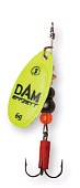  . DAM Effzett Fluo Spinner 20 - #6 - Yellow 60697