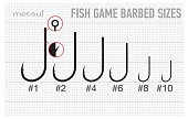 ������ metsui FISH GAME BARBED ���� bln, ������ � 4, � ��. 12 ��.