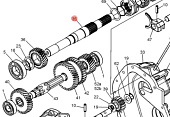 ��� �������� ��������� ������� �� ����������� �� ������ �������� shaft, input 19/15T ARGO/34-130