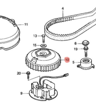 ����. ������, ��������� HONDA 30410-ZV5-000