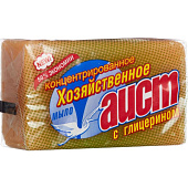 Мыло хозяйственное Аист с глицерином 70% 150гр (Без размеров)