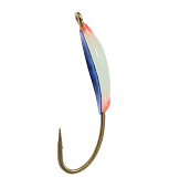 Мормышка NW Лодочка, длит свечение СИНЕЕ, кр.6, ушко, (синий флекс) Мормышка NW Лодочка, длит свечение СИНЕЕ, кр.6, ушко, (синий флекс)