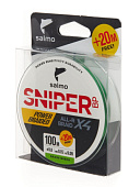 ���� ����. Salmo Sniper BP ALL R BRAID �4 Grass Green 120/015