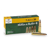 Патрон 7.62х39 Sellier & Bellot SP 8гр.  Патрон 7.62х39 Sellier & Bellot SP 8гр.