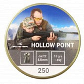 Пульки Borner Hollow Point 5,5мм 1.15г, (250шт.)