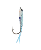 Мормышка NW Малек Пыздрик №4, распуш. 35 мм, (голубой) Мормышка NW Малек Пыздрик №4, распуш. 35 мм, (голубой)