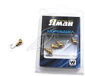 Мормышка вольфрам. ЯМАН Длинный муравей с отв, р.4,вес 1,20 цв.золото Я-МР0514 Мормышка вольфрам. ЯМАН Длинный муравей с отв, р.4,вес 1,20 цв.золото Я-МР0514