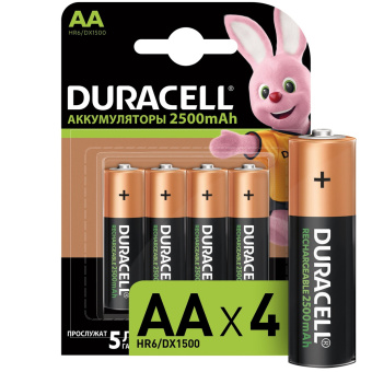  DURACELL AA 2500mAh (4)