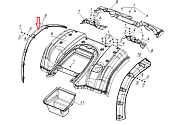Накладка крыла задняя правая РМ-500 (V10700019-01)